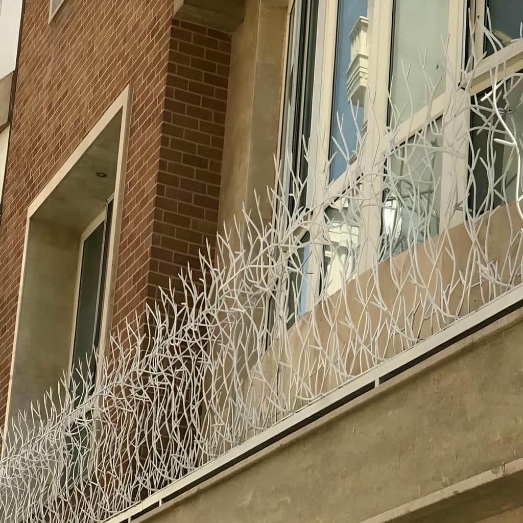 fence-wall-protection-deer-antler-spear-axf هزینه تولید و نصب شاخ گوزنی | نرده حفاظ دیوار 60 تا 120 ارتفاع