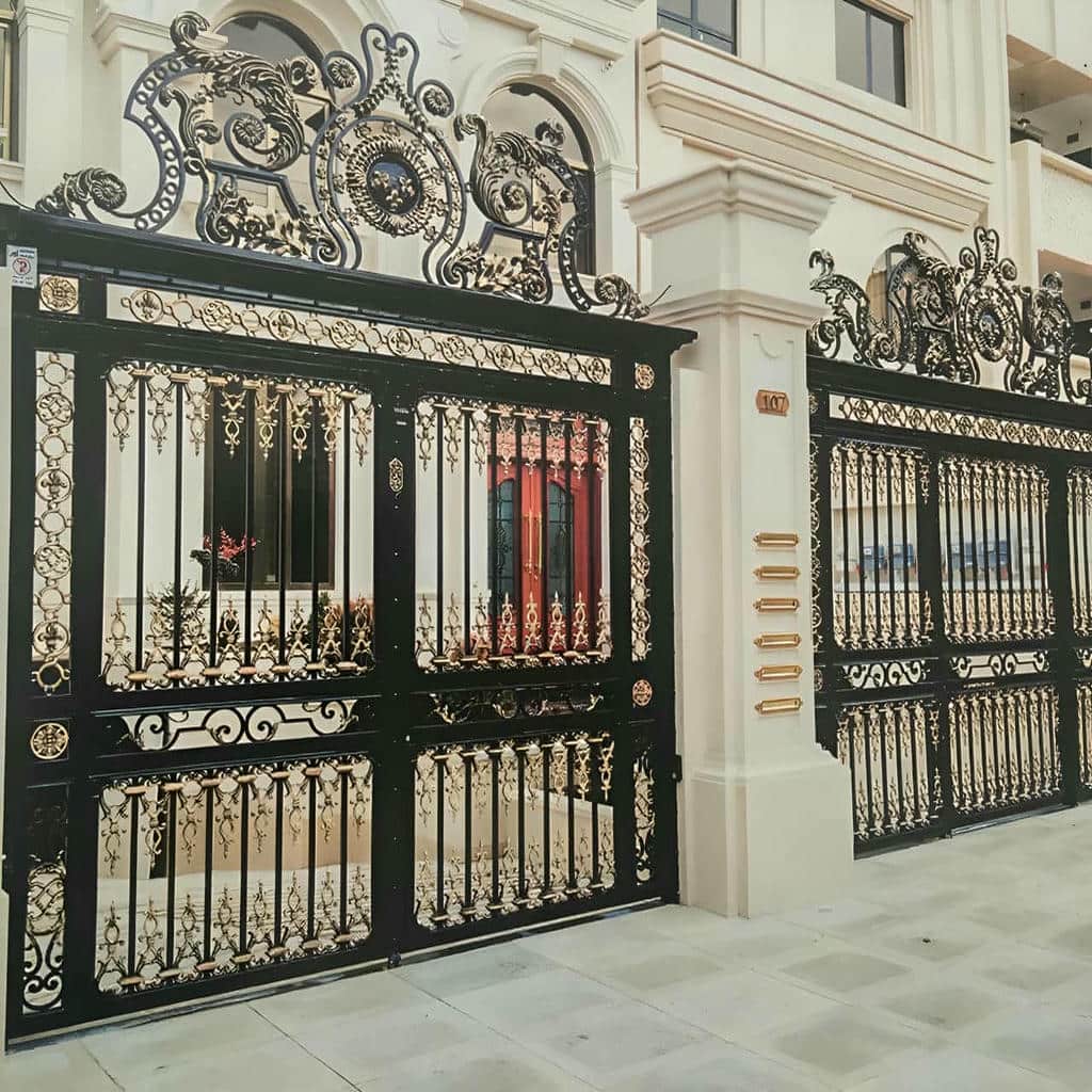 درب حیاط آهنی سفارشی