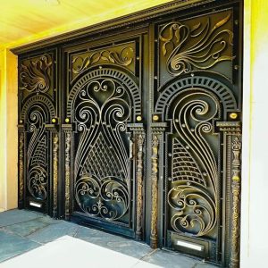 درب پارکینگ فرفورژه سفارشی