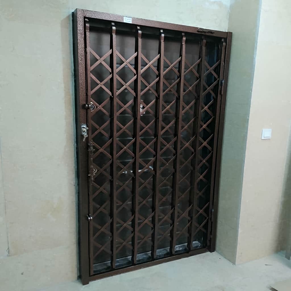 حفاظ آکاردئونی تمام گل دوبل سه جداره تسمه 2.5 سانتی متر