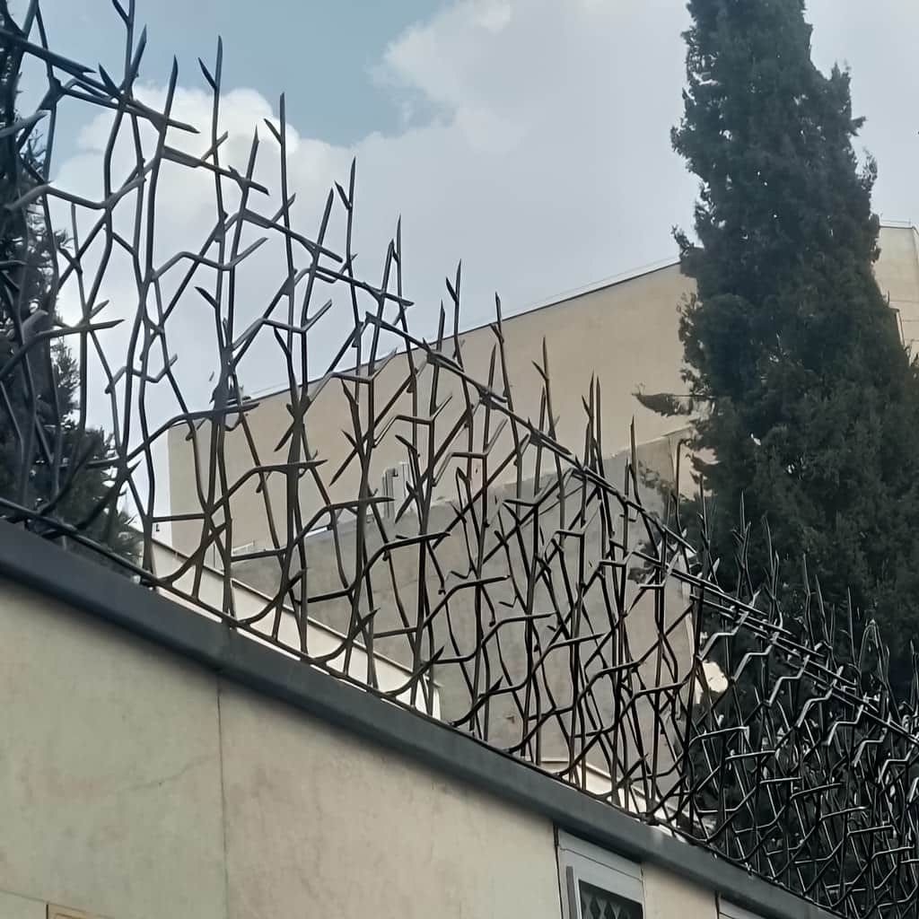 حفاظ شاخ گوزنی تراکم ۲۲ میلگرد ۸ اقتصادی -11 جزئیات شاخه و تراکم حفاظ شاخ گوزنی اقتصادی
