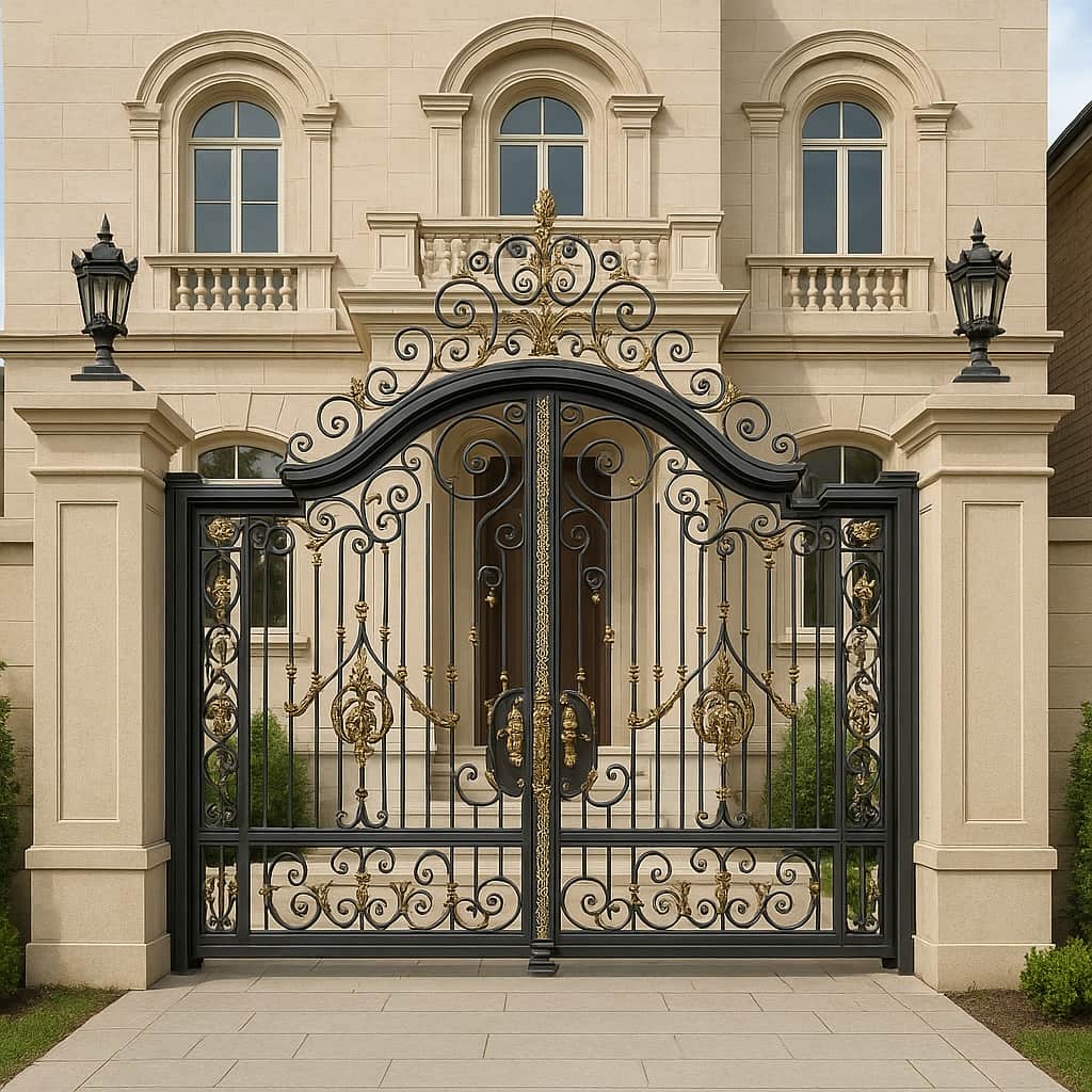 درب پیچک 4 درب فرفورژه مدل پیچک