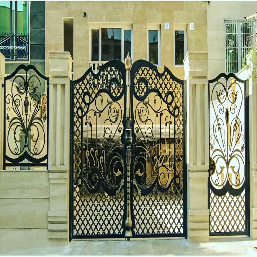 خرید درب حیاط یراق استاندارد در کیش