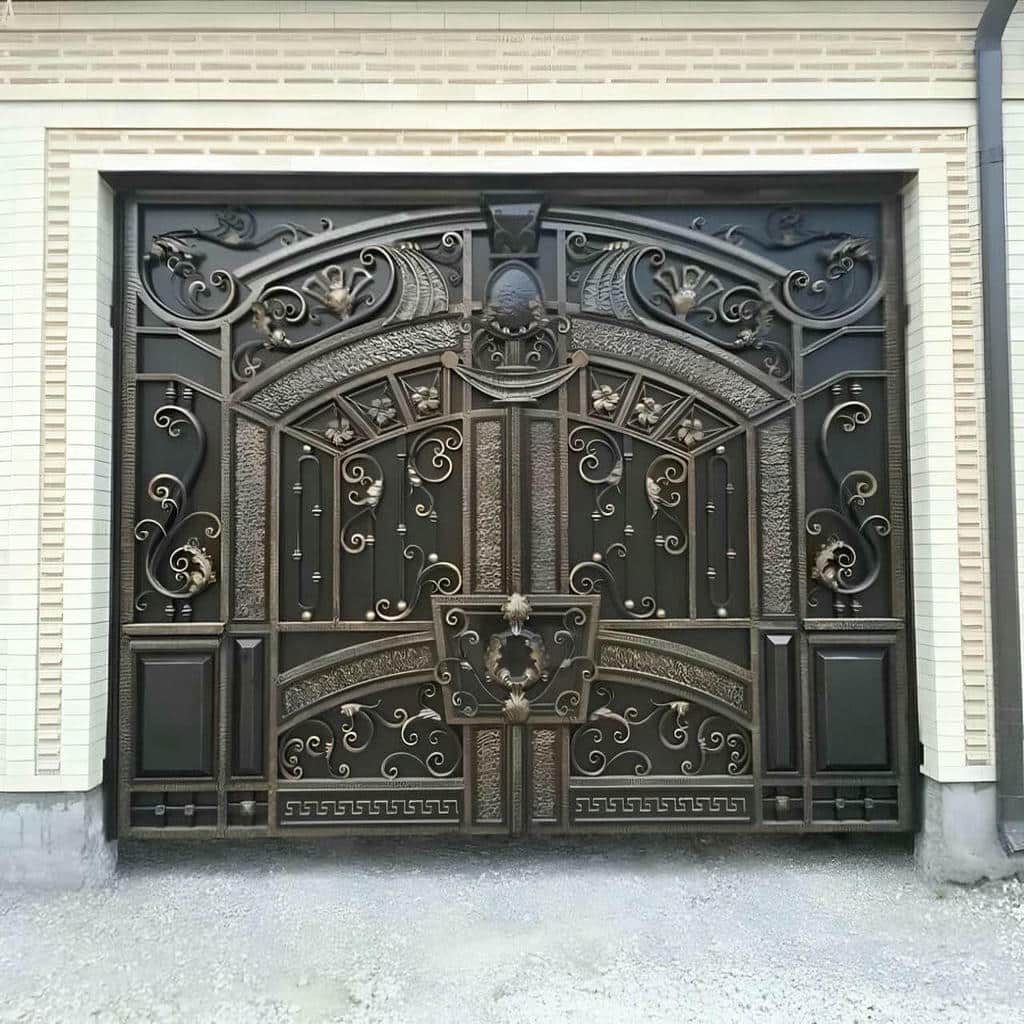 خرید درب حیاط رنگ کوره ای در تبریز