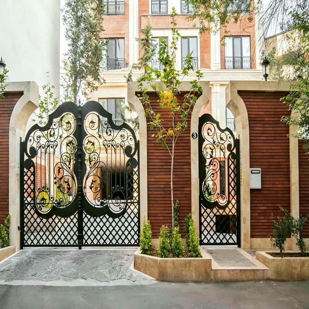 خرید درب حیاط مدرن مینیمال در هشتگرد