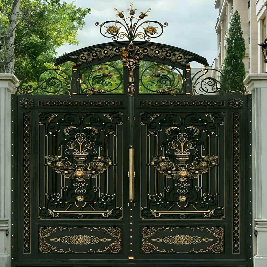 قیمت درب حیاط فرفورژه کلاسیک در نظرآباد