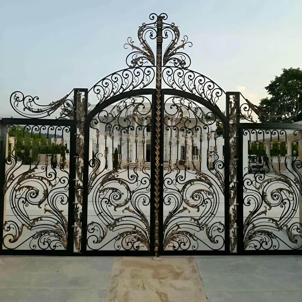 خرید درب حیاط ساده در کاشان