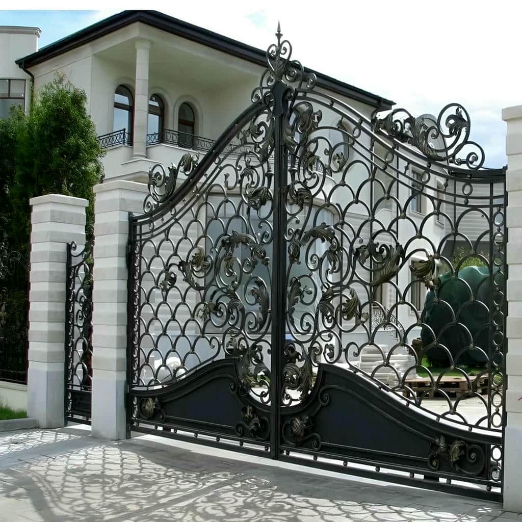 خرید درب حیاط فلزی مدرن در دماوند
