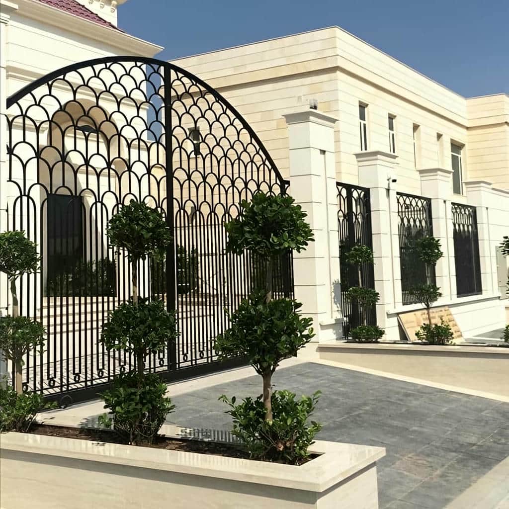 خرید درب حیاط آماده جک پارکینگی در استان گلستان