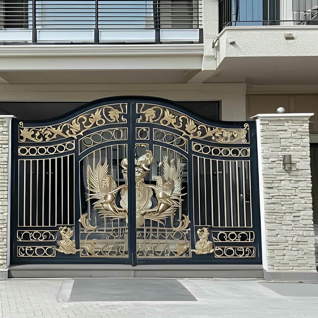 خرید درب حیاط آماده جک پارکینگی در آبادان