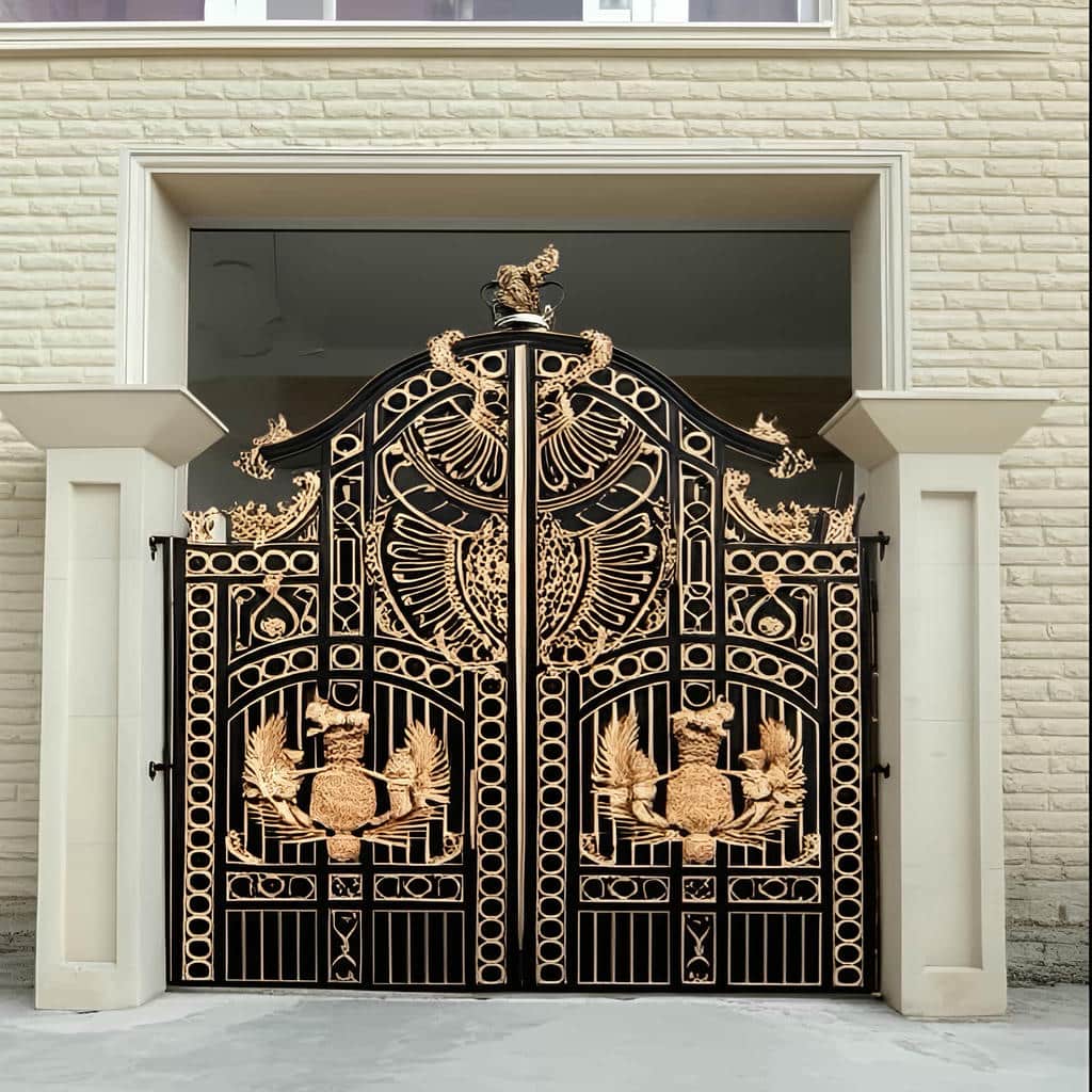 کارخانه درب حیاط آماده جک پارکینگی در کمال شهر