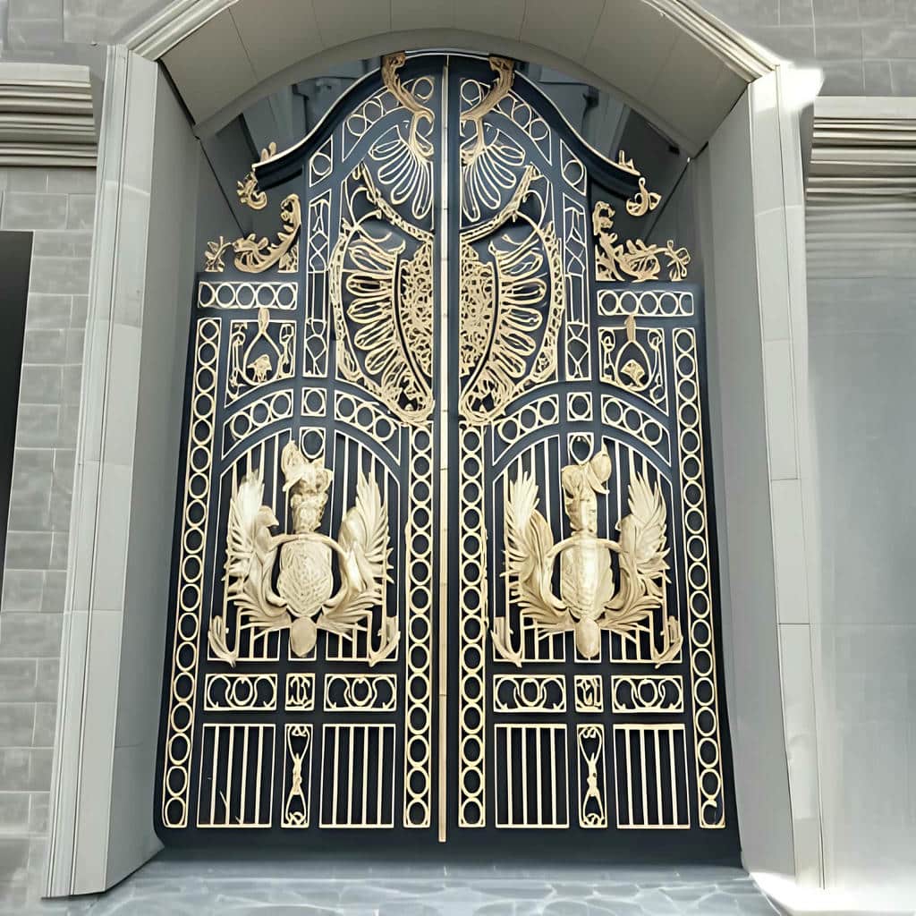 فروش درب حیاط دولنگه در اردبیل