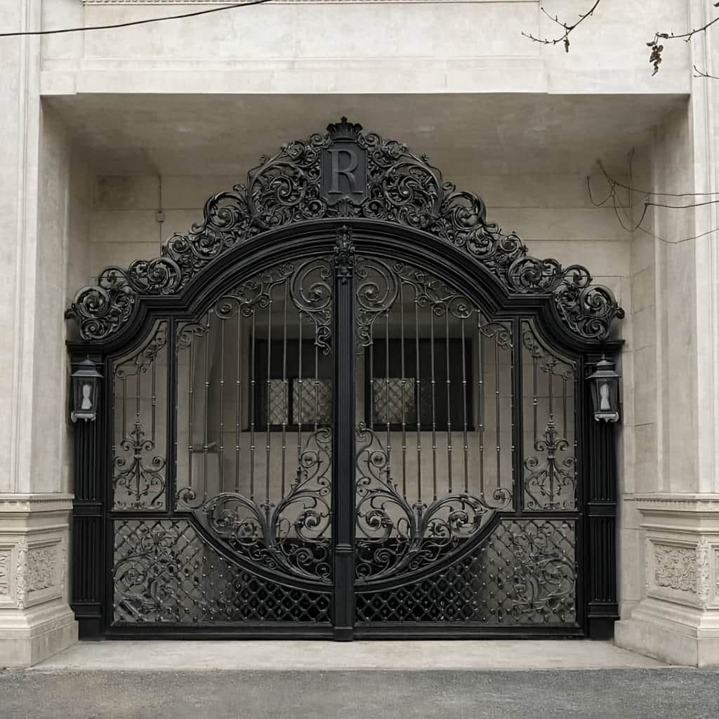 قیمت درب حیاط فرفورژه کلاسیک در اشتهارد