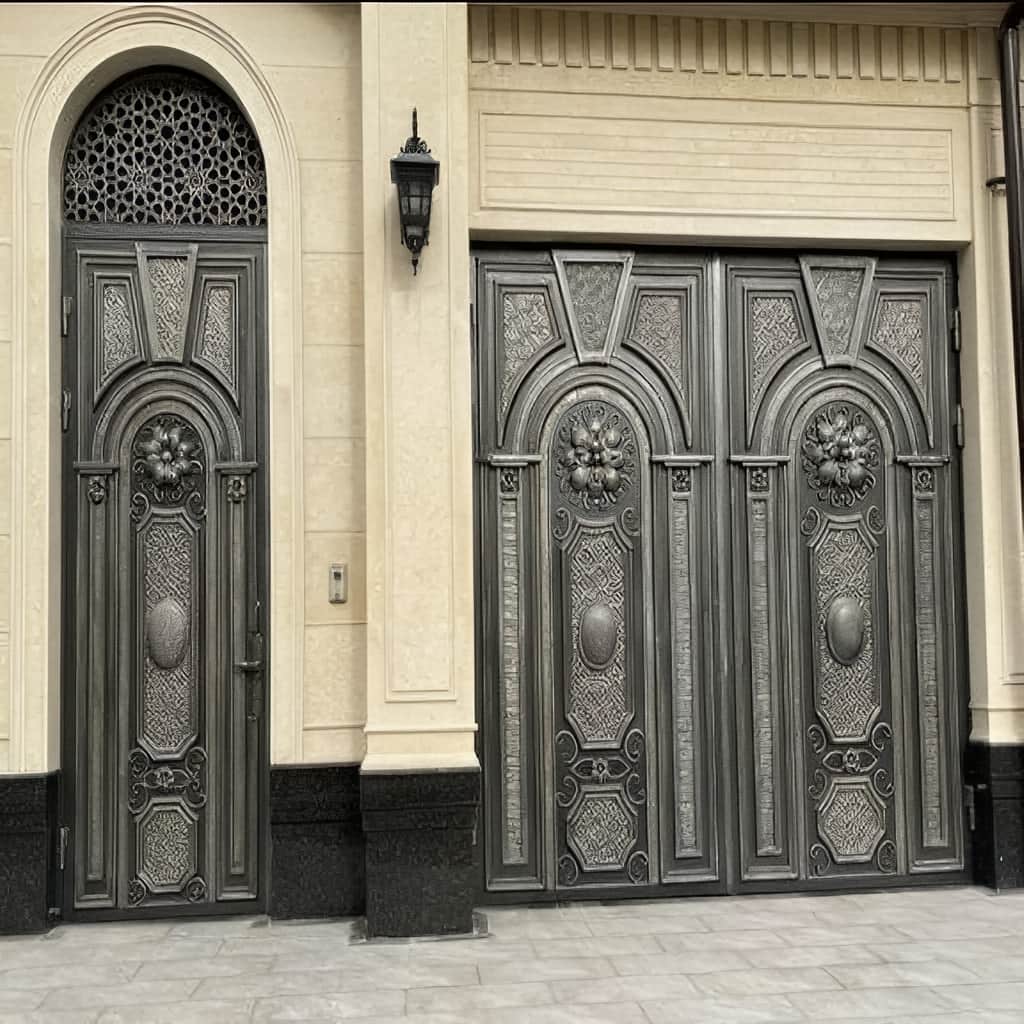 درب حیاط در کرج