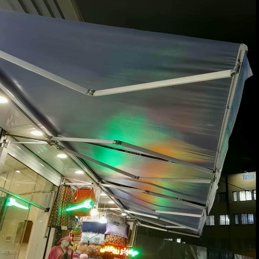 نصب سایبان برقی مغازه در گرگان