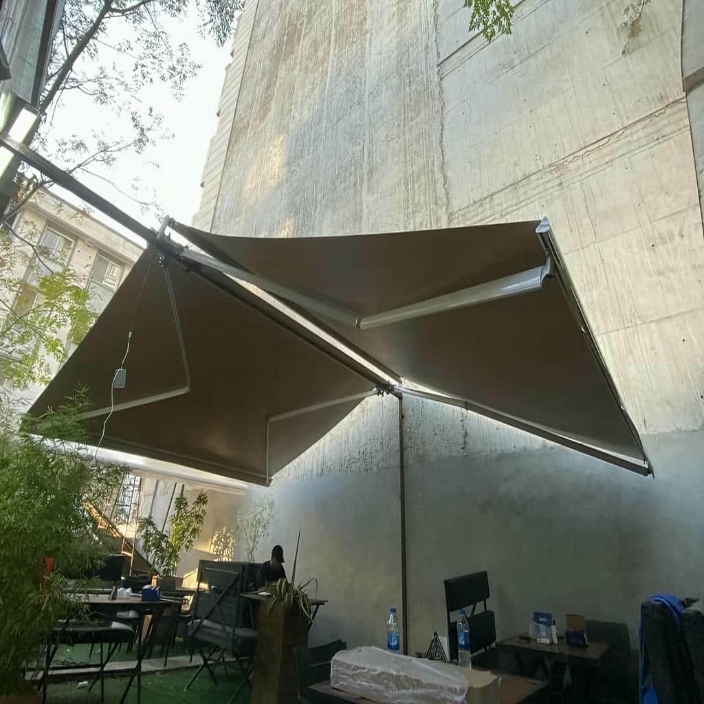 نصب سایبان برقی اتوماتیک در یاسوج