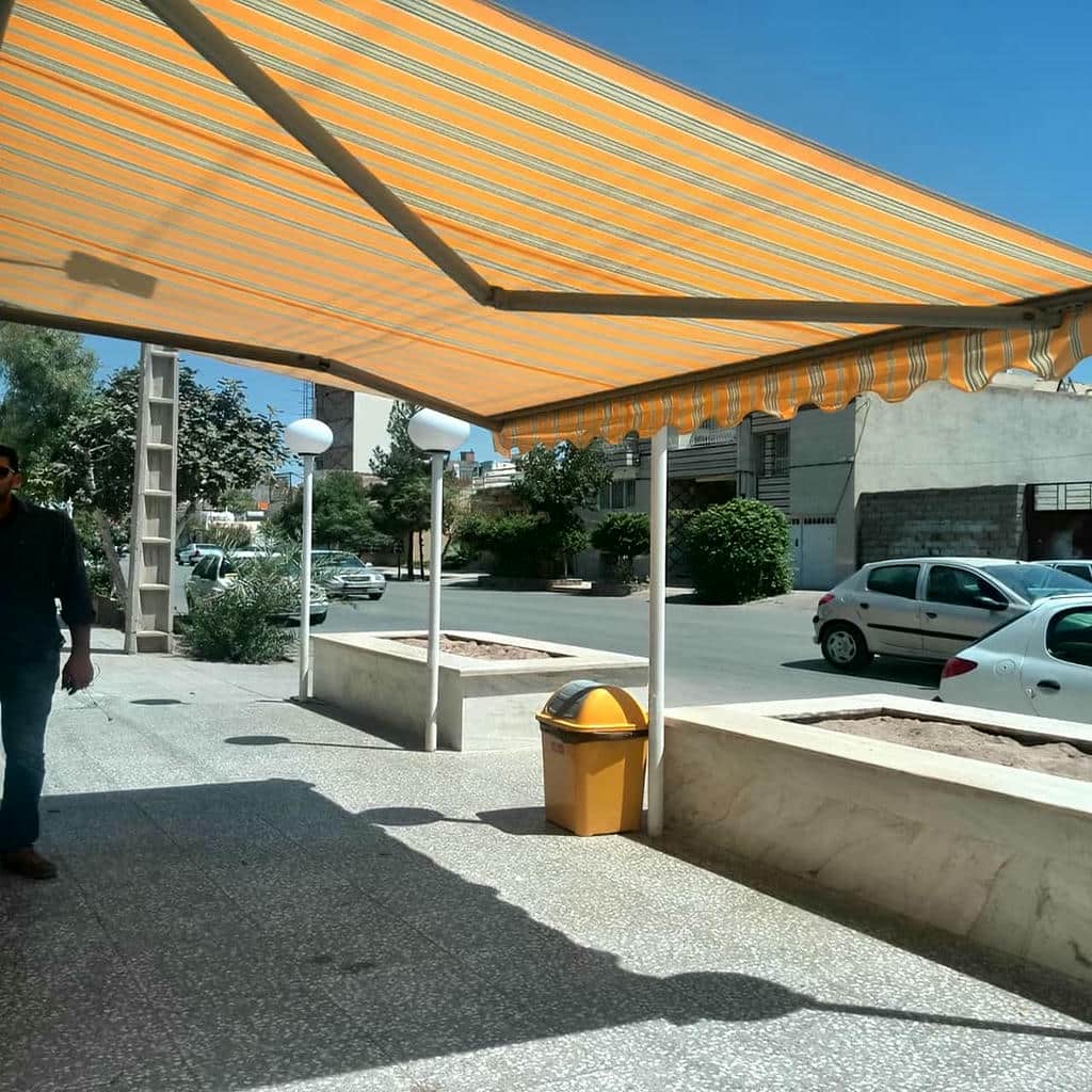 قیمت سایبان برقی کافه رستوران در آبادان