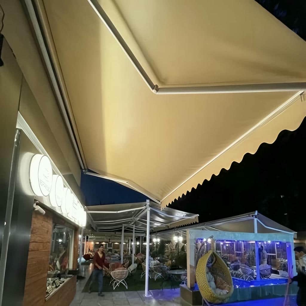 نصب سایبان برقی اتوماتیک در اردبیل