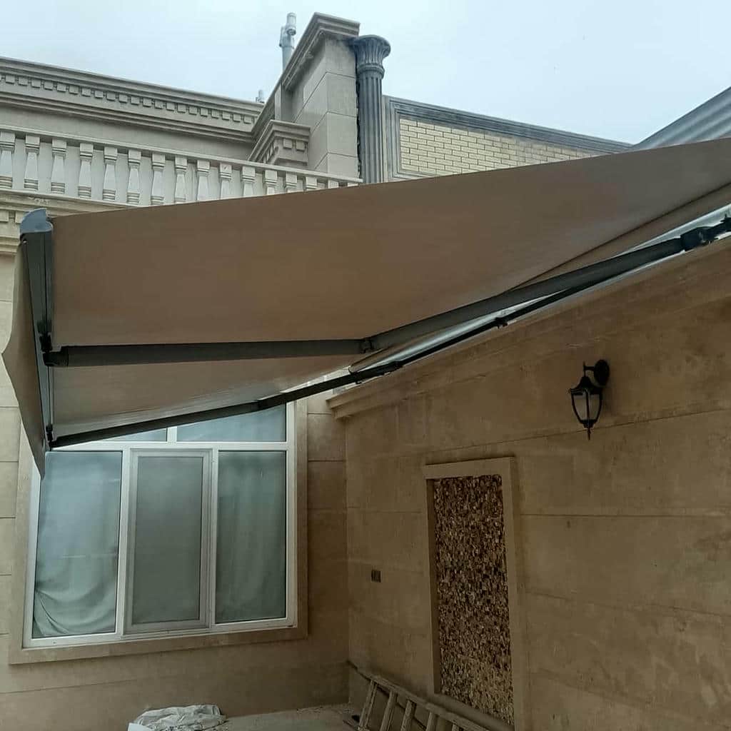 کارخانه سایبان برقی پوشش مقاوم در لواسان