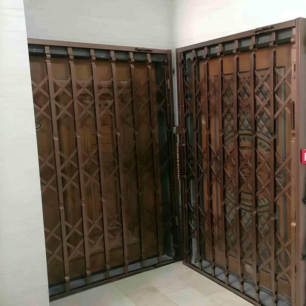 خرید درب آکاردئونی دوگل در کاشان