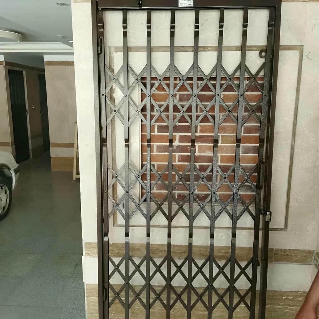 فروش درب آکاردئونی تمام گل در قزوین