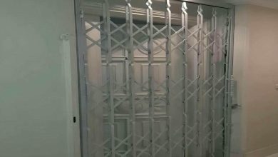 درب آکاردئونی در اردبیل