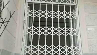 درب آکاردئونی در رفسنجان