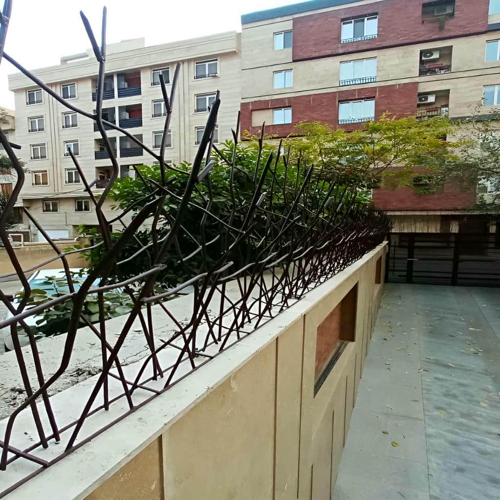 نصب حفاظ شاخ گوزنی دیوار ویلایی در فردیس کرج