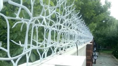 fence-wall-protection-deer-antler-spear-axy حفاظ شاخ گوزنی دیوار در رشت