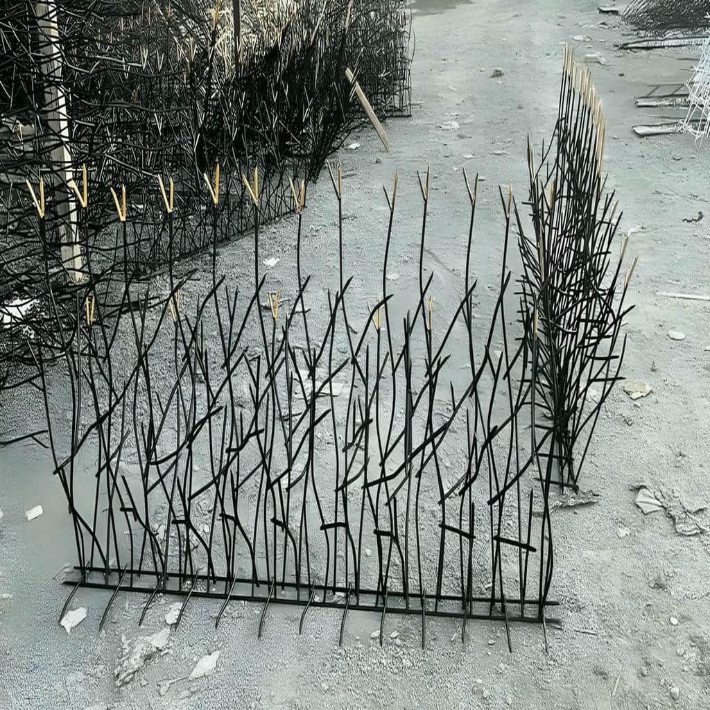 خرید حفاظ شاخ گوزنی دیوار رنگ کوره‌ای در قشم