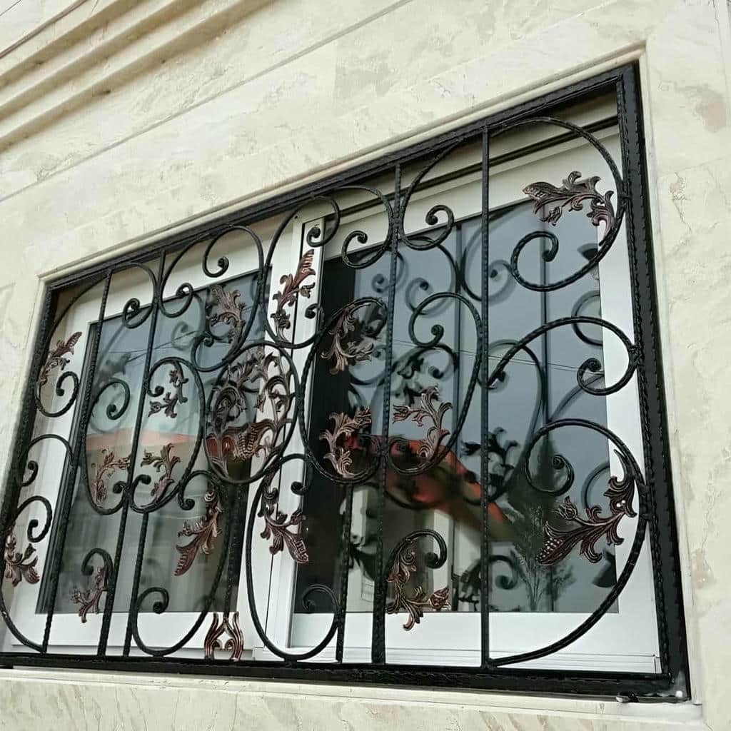 قیمت حفاظ پنجره رنگ کوره ای در گنبدکاووس