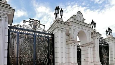 درب حیاط در قائمشهر
