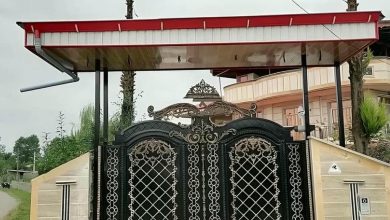 درب حیاط در بومهن