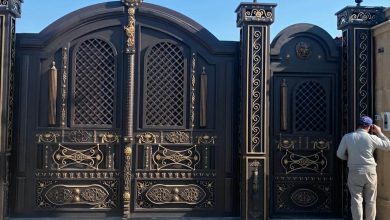 درب حیاط در سنندج
