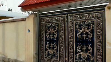 درب حیاط در اردبیل
