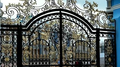درب حیاط در مهرشهر کرج