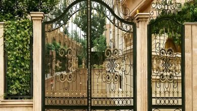درب حیاط در اشتهارد
