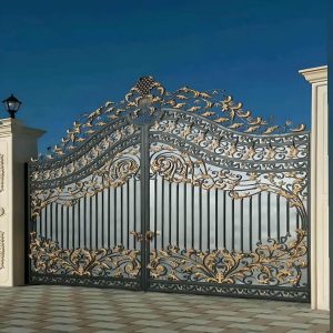 درب حیاط در کیش