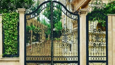 درب حیاط در اهواز