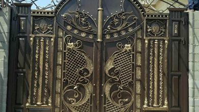 درب حیاط در آبادان
