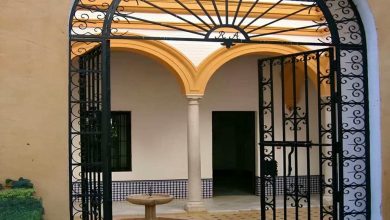 درب حیاط در فیروزکوه