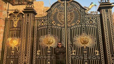 درب حیاط در ساری