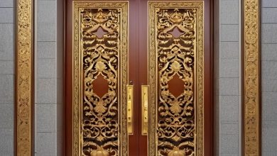درب حیاط در نوشهر