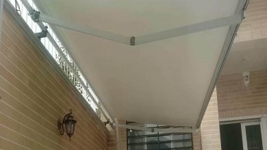 سایبان برقی در گرگان
