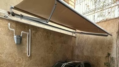 سایبان برقی در بومهن