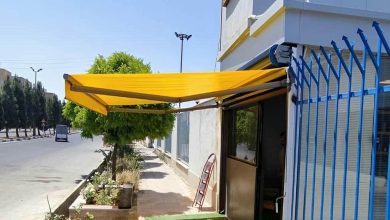 سایبان برقی در پرند