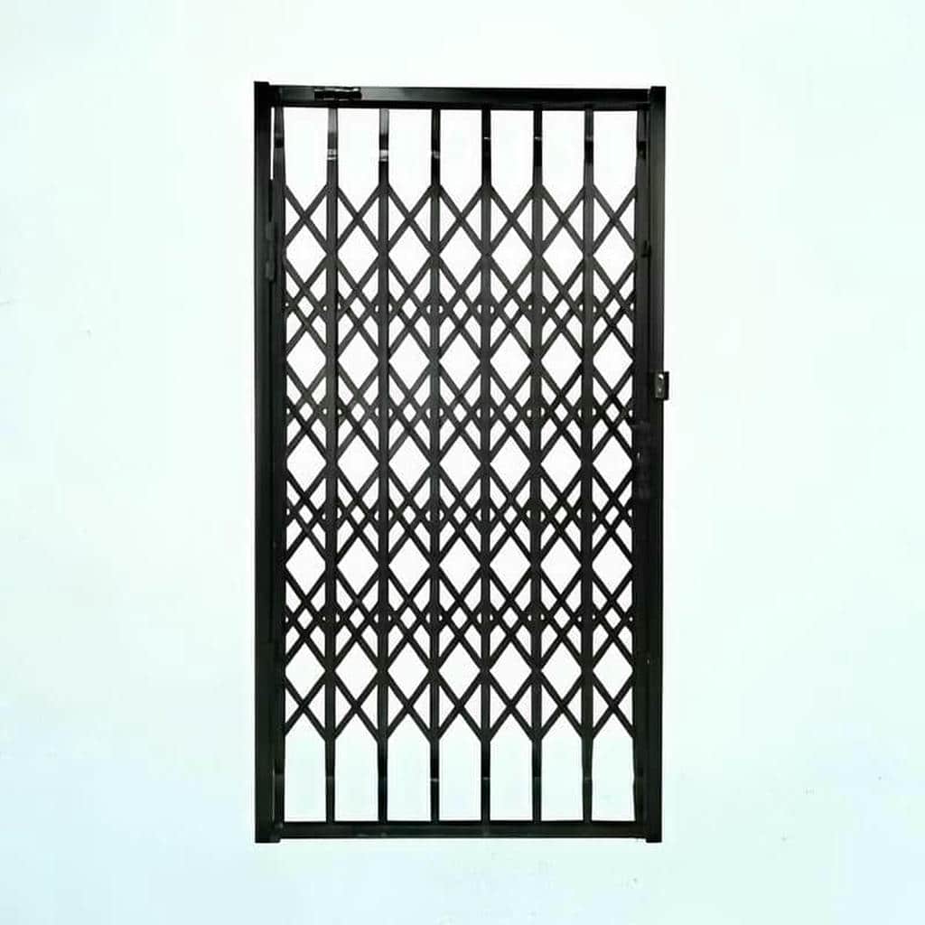 درب آکاردئونی با تسمه دوبل مستحکم