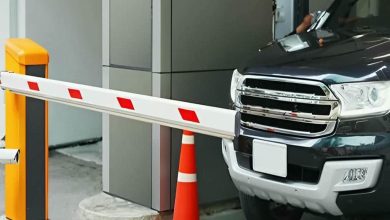راهبند بازویی LED دار با بازوی آلومینیومی روشن