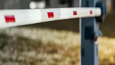راهبند اتوماتیک تردد بالا با بدنه فلزی رنگ شده