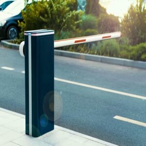راهبند بازویی با بوم افقی در ورودی مجتمع مسکونی